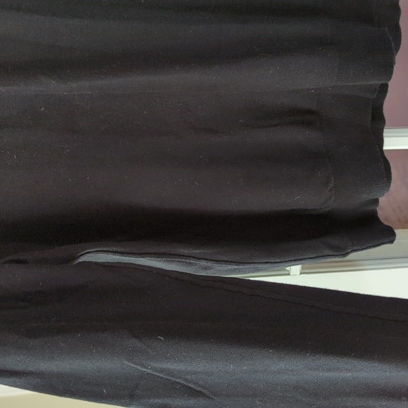 Banana Republic half zip black sweater with white stripes size XL - Picture 3 of 12